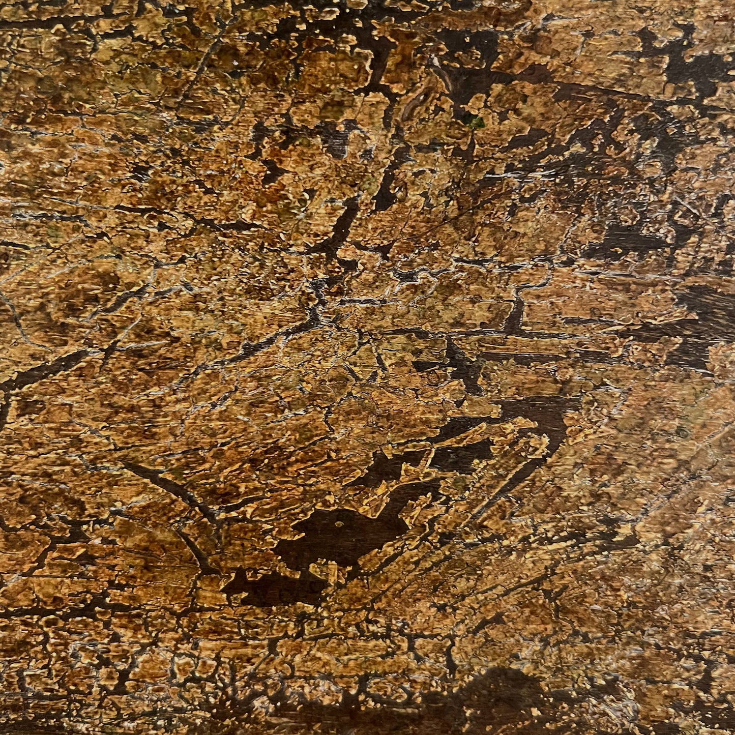 WornAged Rusted Ochre Paint